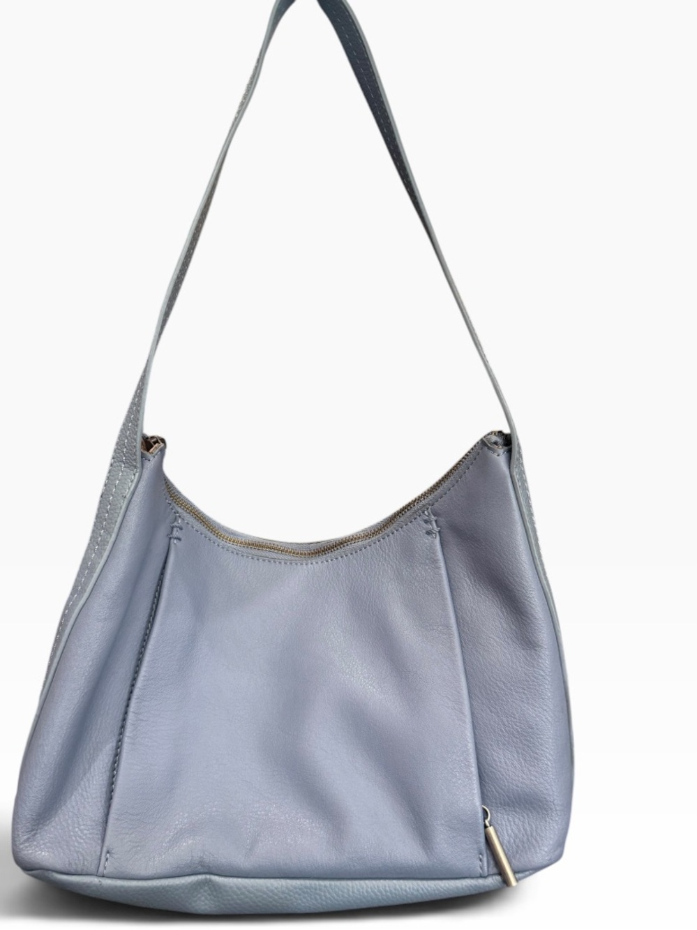 The Sak Light Blue Leather Shoulder Hobo